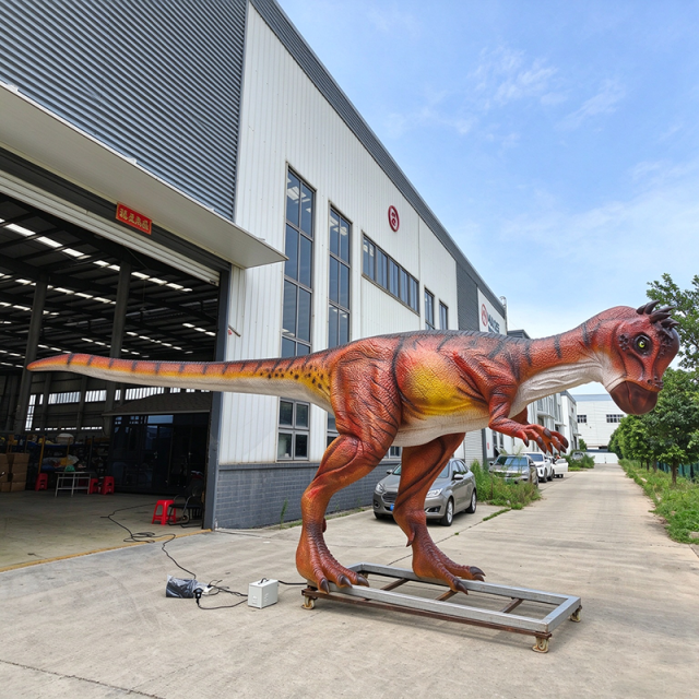 Life Size Animatronic Pachycephalosaurus Dinosaur for Theme Parks