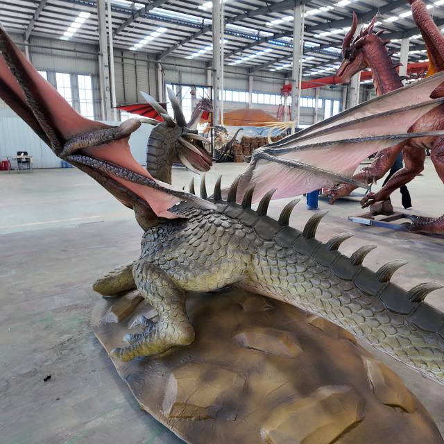 Custom  animatronic  Dragon for Theme Parks & Museums