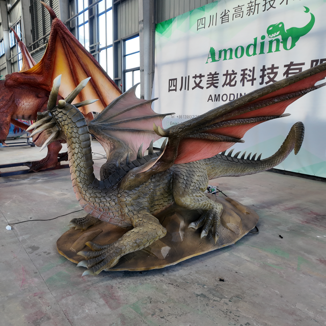 Custom  animatronic  Dragon for Theme Parks & Museums