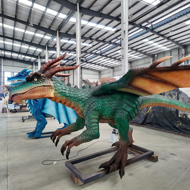 Custom Animatronic Flying Dragon for Theme Parks