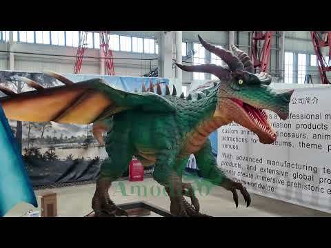 Custom Animatronic Flying Dragon for Theme Parks