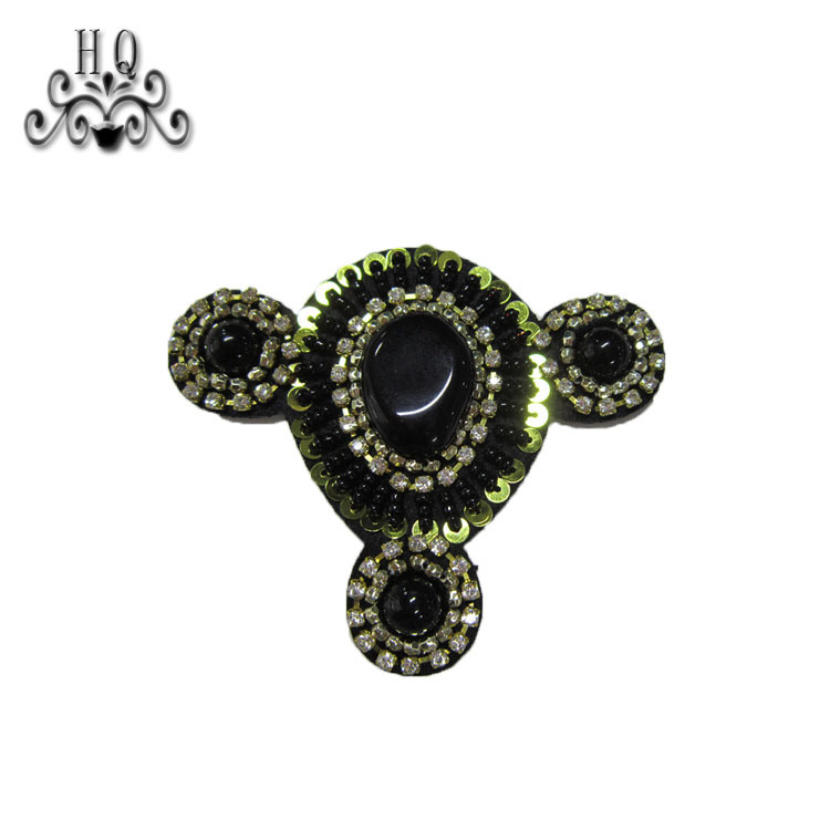 Hot models hand-stitched beads craft shoes flower decorations clothing shoes accessories sandals accessories shoes upper accessories to sample processing customized