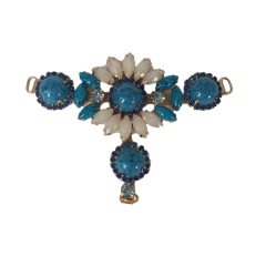 Cross border popular metal shoe buckles, shoe chains, flower zinc alloy women's shoes, children's shoes, flower shoe buckles, shoe material accessories, mold customization