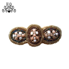 Cross border hot selling Bohemian style women's shoes, zippered children's shoes, handmade bead embroidery shoes, flower shoe buckles, shoe material accessories, electric embroidery acrylic