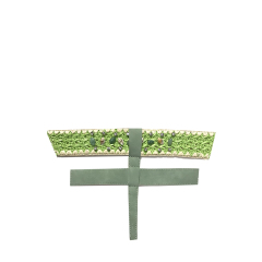 Hot selling new laser hot drill nail handmade woven jewelry women's sandals upper semi-finished wholesale processing customization