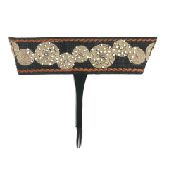 Hot selling new laser hot drill nail handmade woven jewelry women's sandals upper semi-finished wholesale processing customization