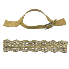 Cross-border new PU imitation leather velvet ironing process women's sandals children's shoes upper semi-finished shoe accessories customized processing