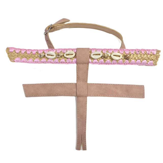 Cross-border new PU imitation leather velvet ironing process women's sandals children's shoes upper semi-finished shoe accessories customized processing