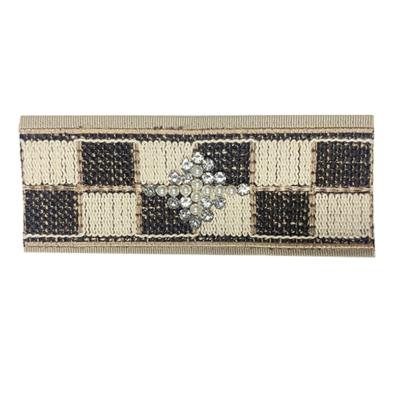 Hot selling new laser hot drill nail handmade woven jewelry women's sandals upper semi-finished wholesale processing customization