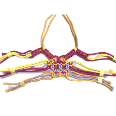 The new PU material braided summer women's sandals upper semi-finished products wholesale processing customization