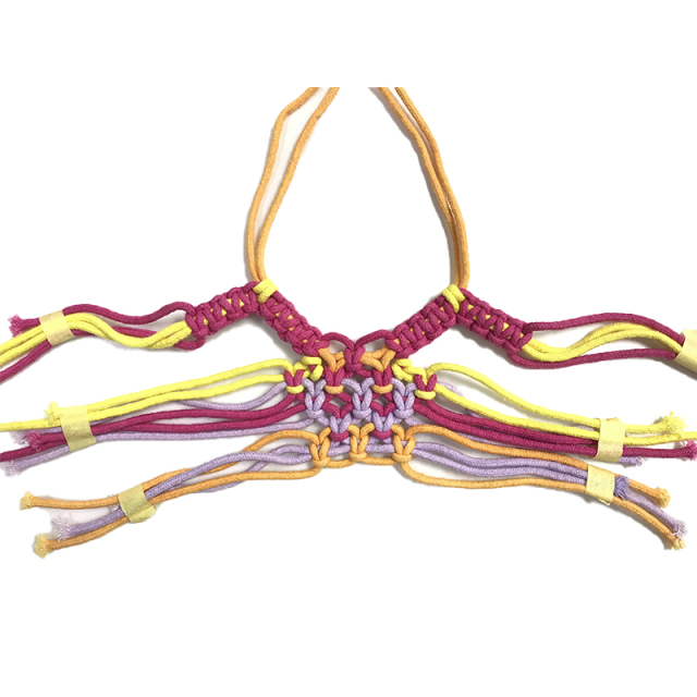 The new PU material braided summer women's sandals upper semi-finished products wholesale processing customization