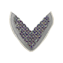 New fashion embroidery rope embroidery laser hand-stitched beaded upper semi-finished girls shoes sandals to sample processing custom shoe accessories