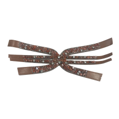 Cross-border new manual laser drilling women's sandal upper semi-finished product processing customization