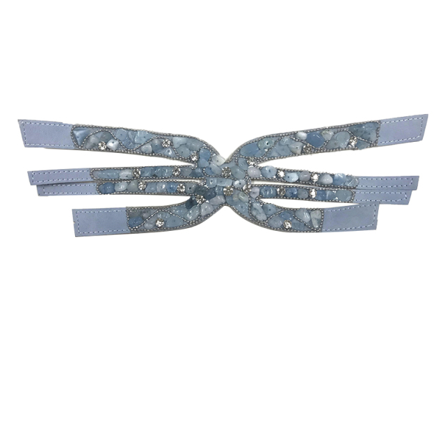 Cross-border new manual laser drilling women's sandal upper semi-finished product processing customization