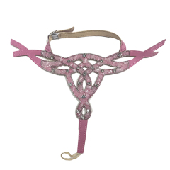 Cross-border new manual laser drilling women's sandal upper semi-finished product processing customization