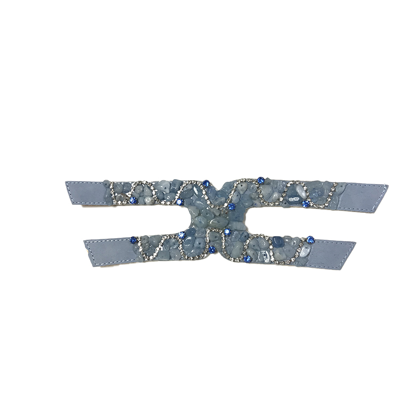 Cross-border new manual laser drilling women's sandal upper semi-finished product processing customization