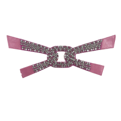 Vamp semi-finished laser semi-circular ironing piece women's shoe sandal vamp drilling sandal surface processing customization