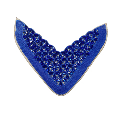 New fashion embroidery rope embroidery laser hand-stitched beaded upper semi-finished girls shoes sandals to sample processing custom shoe accessories