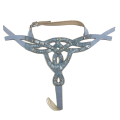 Cross-border new manual laser drilling women's sandal upper semi-finished product processing customization