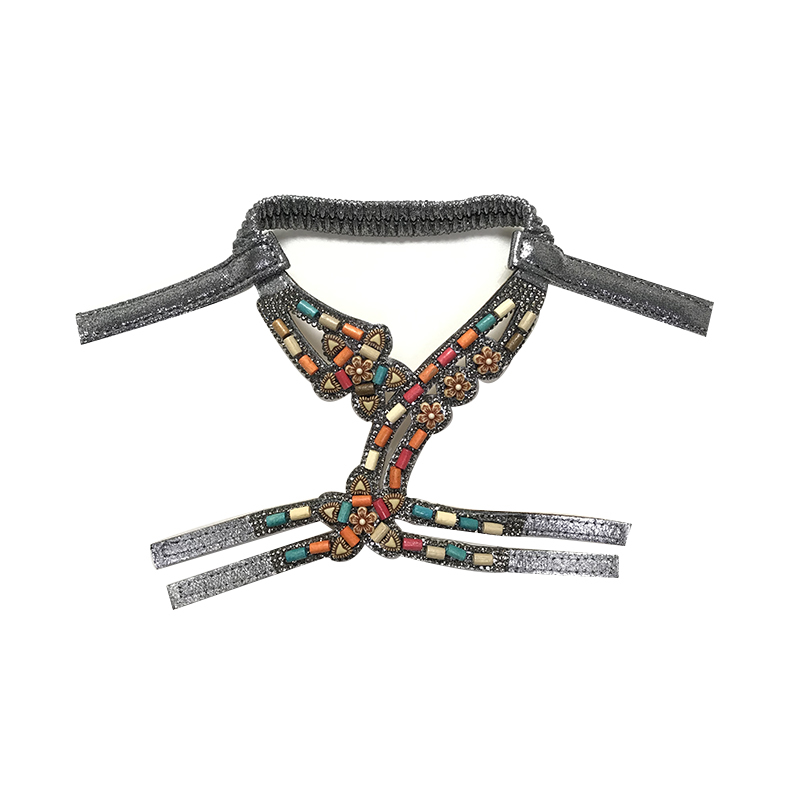 Hot new nail laser spot hot diamond jewelry women sandals children's upper semi-finished wholesale processing customization