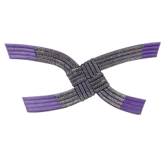 Eu hot hand custom women's sandal flannelette laser drilling shoe upper semi-finished wholesale