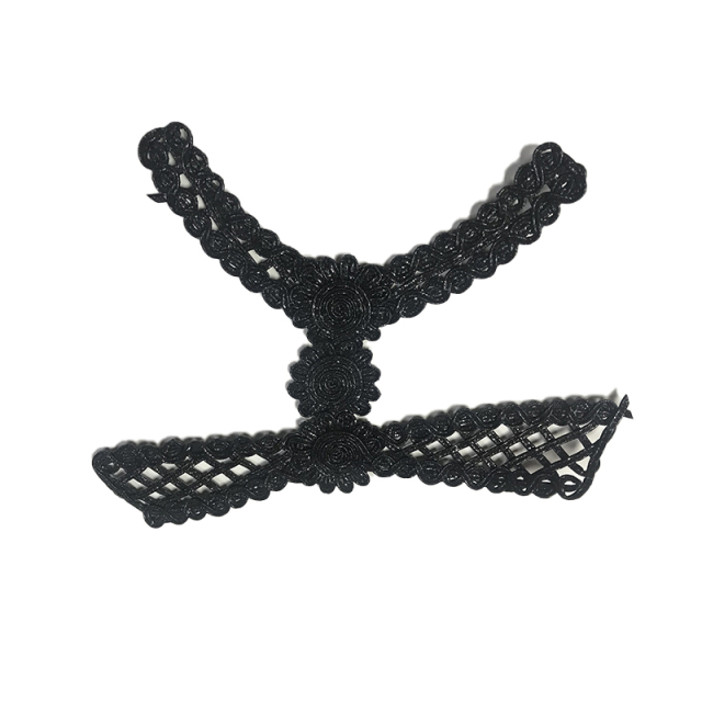 New hot shoe upper semi-finished summer women's shoes sandals rope embroidery nail nail shoe accessories shoe upper shoe material processing customization