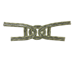 New hot shoe upper semi-finished summer women's shoes sandals rope embroidery nail nail shoe accessories shoe upper shoe material processing customization