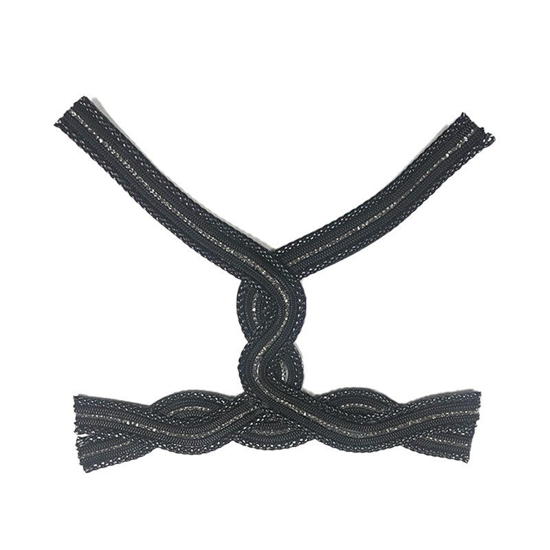 New hot shoe upper semi-finished summer women's shoes sandals rope embroidery nail nail shoe accessories shoe upper shoe material processing customization