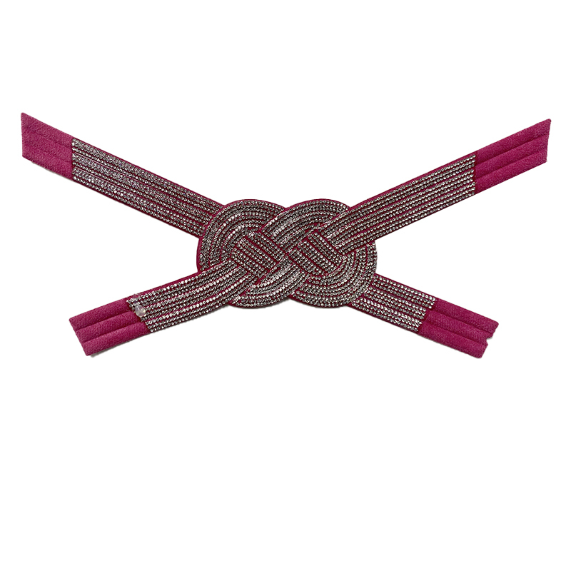European Union hot sales of hand-made three-dimensional ironing diamond women sandals upper velvet cloth ironing diamond upper semi-finished products wholesale