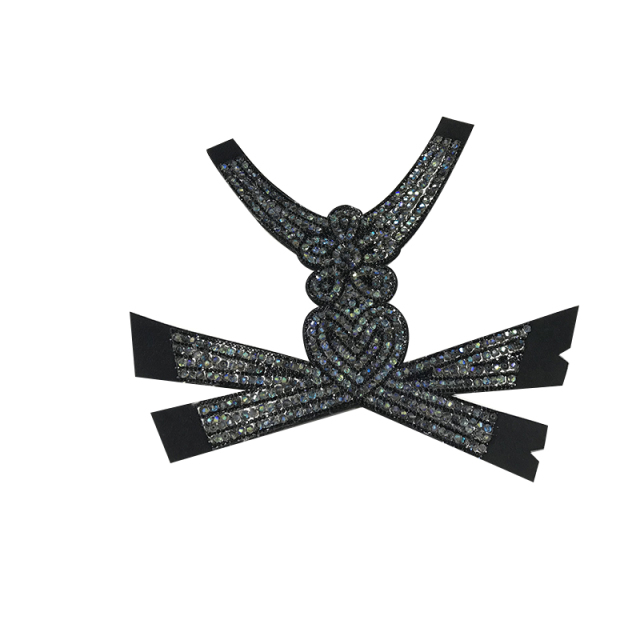 European Union hot sales of hand-made three-dimensional ironing diamond women sandals upper velvet cloth ironing diamond upper semi-finished products wholesale