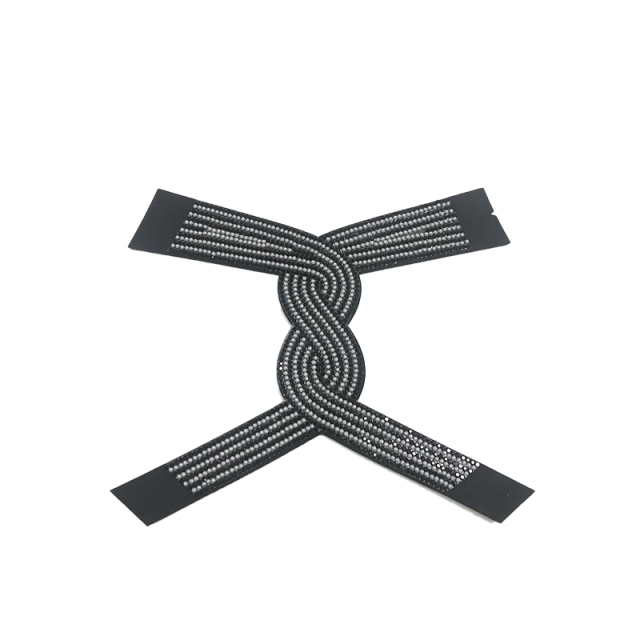 New hot shoe upper semi-finished summer women's shoes sandals rope embroidery nail nail shoe accessories shoe upper shoe material processing customization