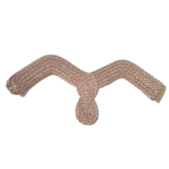 New hot shoe upper semi-finished summer women's shoes sandals rope embroidery nail nail shoe accessories shoe upper shoe material processing customization