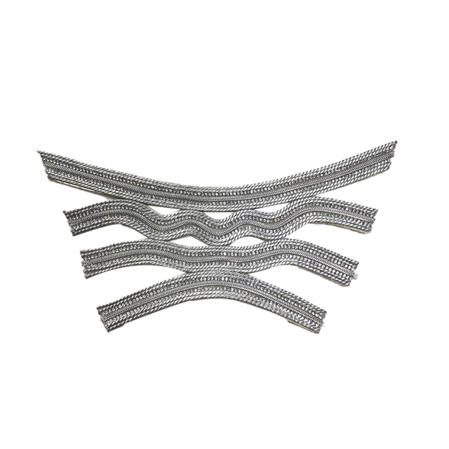 New hot shoe upper semi-finished summer women's shoes sandals rope embroidery nail nail shoe accessories shoe upper shoe material processing customization