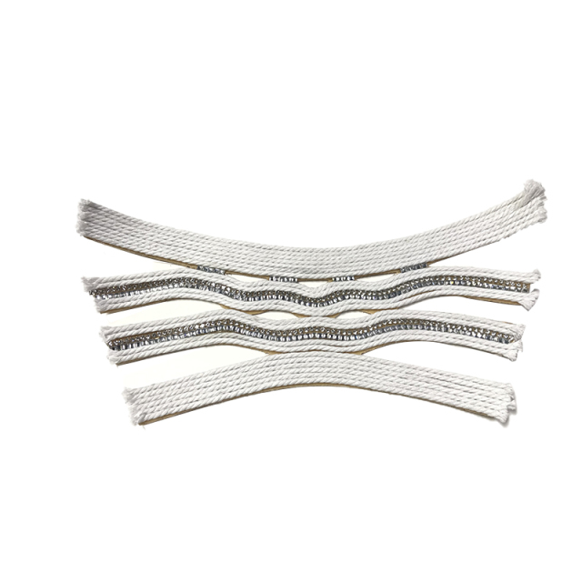 2021 New Bohemia embroidery fabric shoe material rope rust process shoe upper semi-finished sandals to sample processing custom