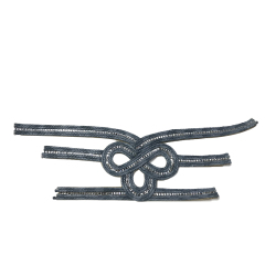 New hot shoe upper semi-finished summer women's shoes sandals rope embroidery nail nail shoe accessories shoe upper shoe material processing customization