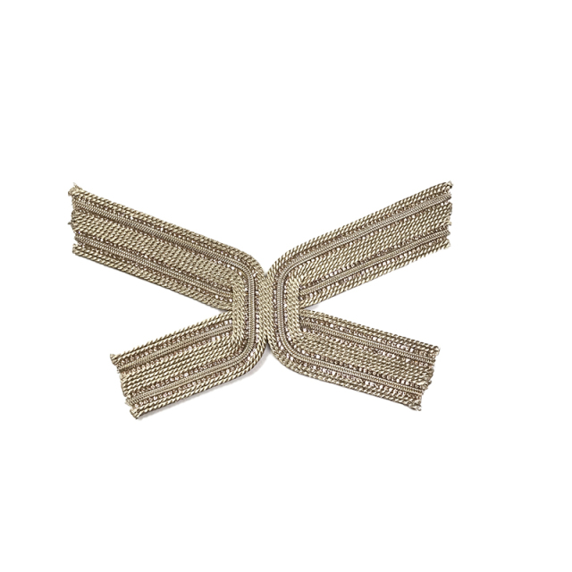 New embroidery rope embroidery sequin embroidery beaded sewing beads female fashion slippers shoe upper accessories manufacturers processing custom