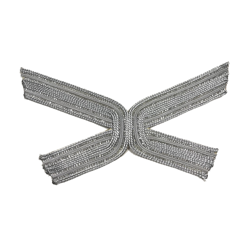 New embroidery rope embroidery sequin embroidery beaded sewing beads female fashion slippers shoe upper accessories manufacturers processing custom