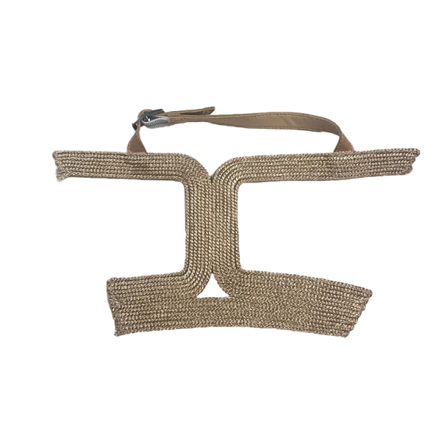 Benutzerdefinierte neue Perlenstickerei Sandalen Frauen bohren Acryl nähen Perlen Weben oberen halbfertigen Quelle Hersteller zur Probe Verarbeitung