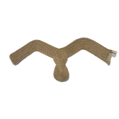 2021 New Bohemia embroidery fabric shoe material rope rust process shoe upper semi-finished sandals to sample processing custom