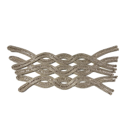 2021 New Bohemia embroidery fabric shoe material rope rust process shoe upper semi-finished sandals to sample processing custom