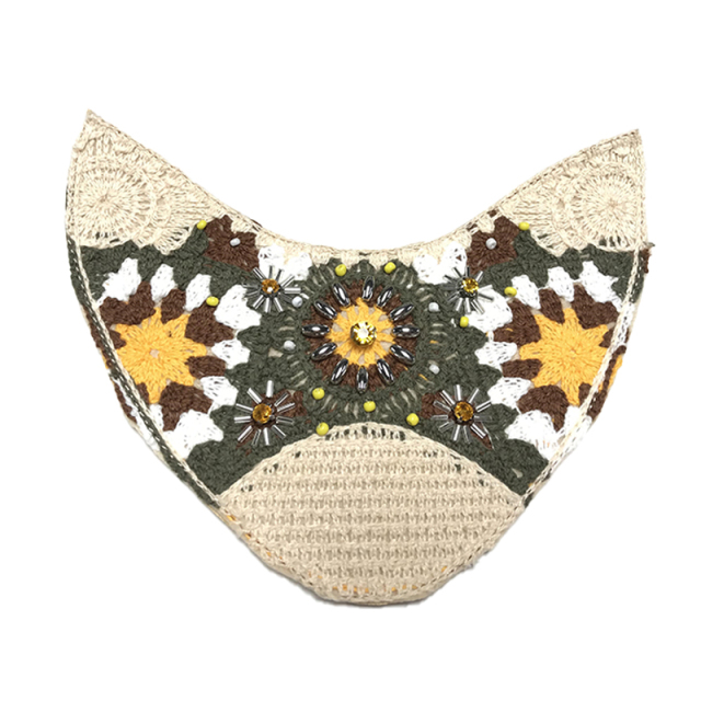 Custom new beads embroidered sandals female diamond acrylic sewing bead weaving upper semi-finished products from manufacturers to sample processing