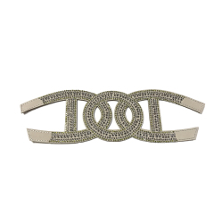 Hot new laser spot hot diamond jewelry women sandals upper semi-finished wholesale processing customization