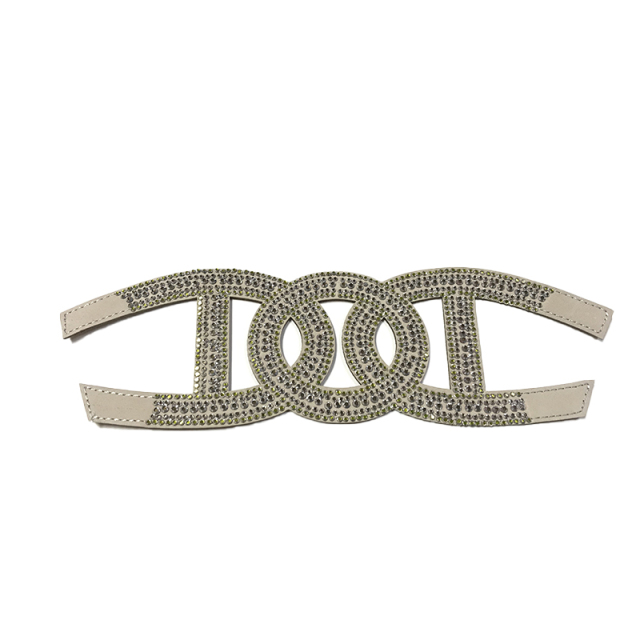 Hot new laser spot hot diamond jewelry women sandals upper semi-finished wholesale processing customization