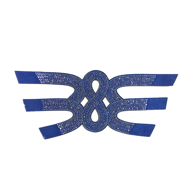 Hot new laser spot hot diamond jewelry women sandals upper semi-finished wholesale processing customization