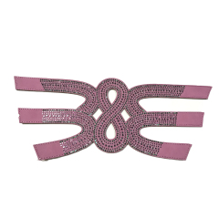 Hot new laser spot hot diamond jewelry women sandals upper semi-finished wholesale processing customization