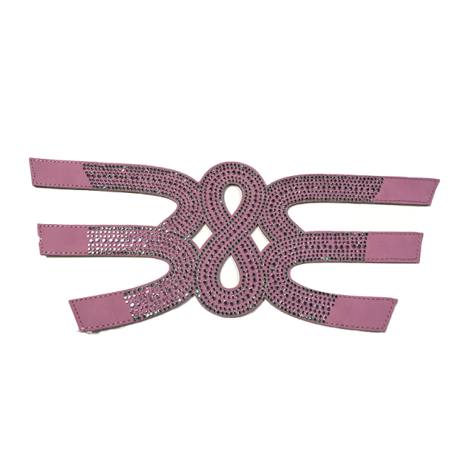 Hot new laser spot hot diamond jewelry women sandals upper semi-finished wholesale processing customization