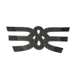 Hot new laser spot hot diamond jewelry women sandals upper semi-finished wholesale processing customization