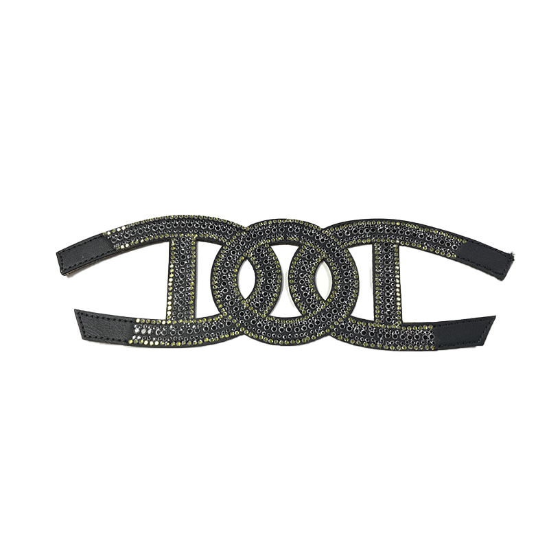Hot new laser spot hot diamond jewelry women sandals upper semi-finished wholesale processing customization