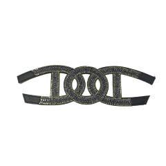 Hot new laser spot hot diamond jewelry women sandals upper semi-finished wholesale processing customization