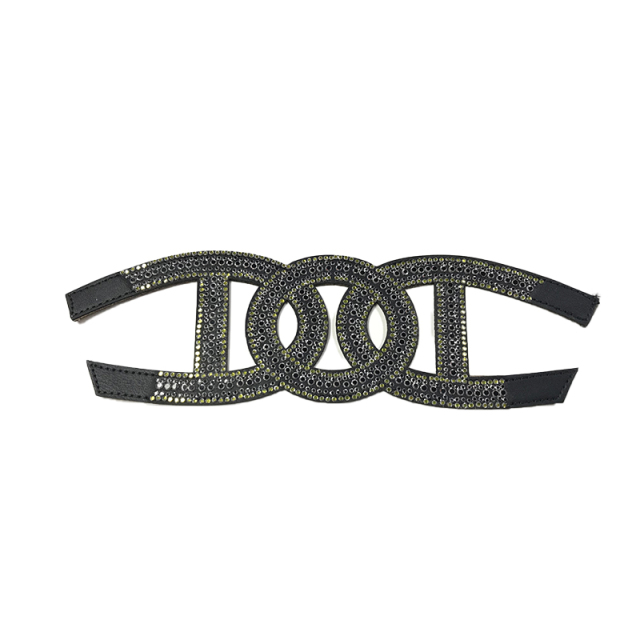 Hot new laser spot hot diamond jewelry women sandals upper semi-finished wholesale processing customization